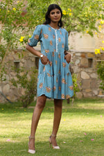 Load image into Gallery viewer, Saira Pleat Dress- Floral
