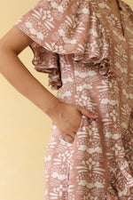 Load image into Gallery viewer, Hannah Ruffle Dress-Bouquet