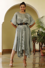 Load image into Gallery viewer, Silvia Silk Kaftan-Floral
