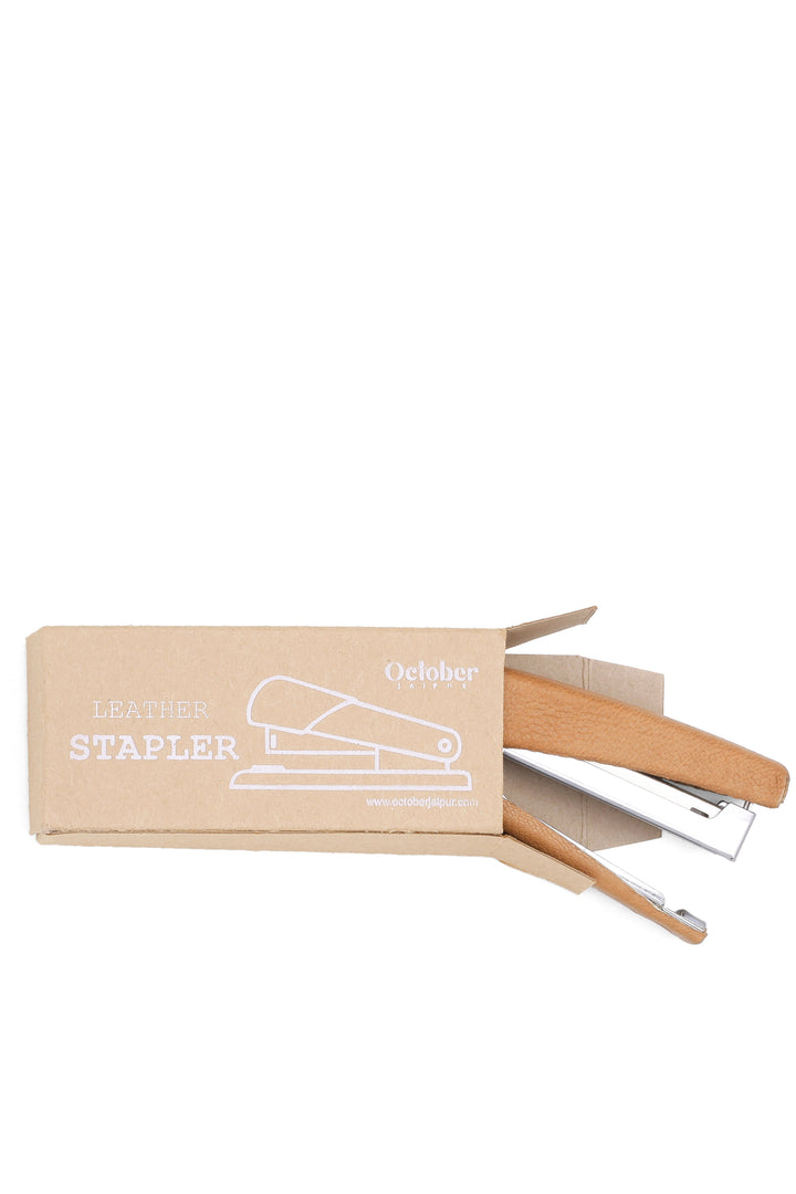 MYSTIQUE LEATHER CLAD STAPLER - October Jaipur