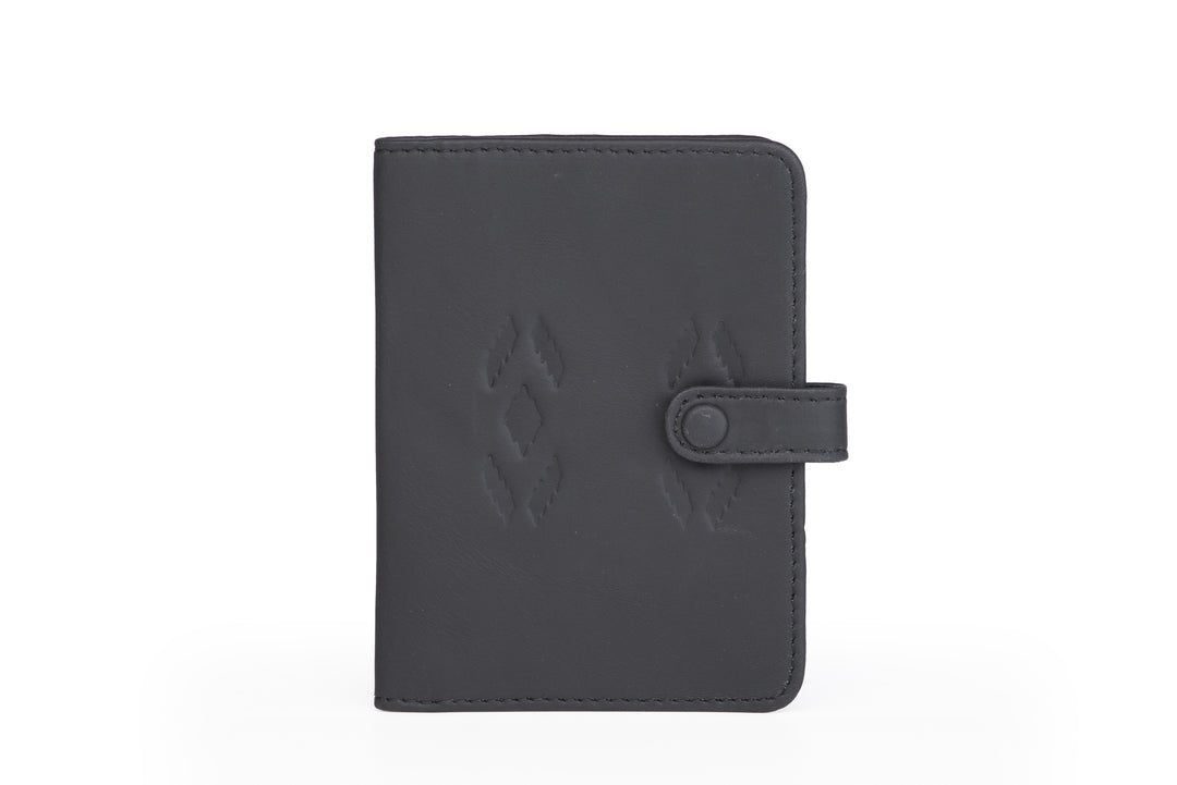 Oslo -Passport Wallet Black - October Jaipur