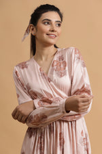 Load image into Gallery viewer, Mannington Wrap Dress - Blush Posy - October Jaipur
