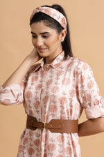 Load image into Gallery viewer, Route- Buckle Tan Belt - October Jaipur
