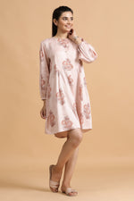 Load image into Gallery viewer, Ampney Short Dress- Blush Posy - October Jaipur
