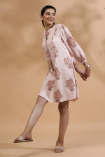 Load image into Gallery viewer, Ampney Short Dress- Blush Posy - October Jaipur
