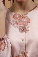 Load image into Gallery viewer, Ampney Short Dress- Blush Posy - October Jaipur
