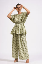 Load image into Gallery viewer, Westbury Co-ord Set-Olive - October Jaipur