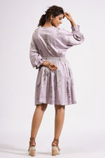 Load image into Gallery viewer, Kate Short Dress- Purple Rose - October Jaipur