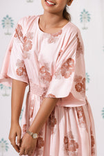 Load image into Gallery viewer, Kate Long Dress- Blush Posy - October Jaipur
