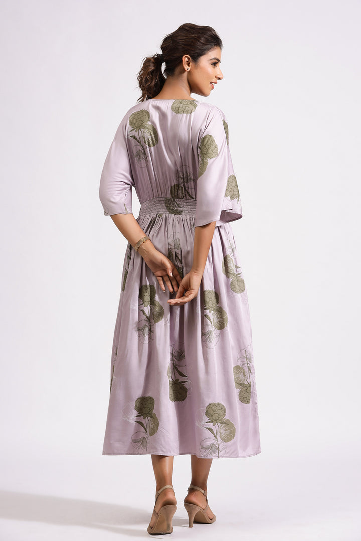 Kate Long Dress- Purple Rose - October Jaipur