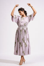 Load image into Gallery viewer, Kate Long Dress- Purple Rose - October Jaipur
