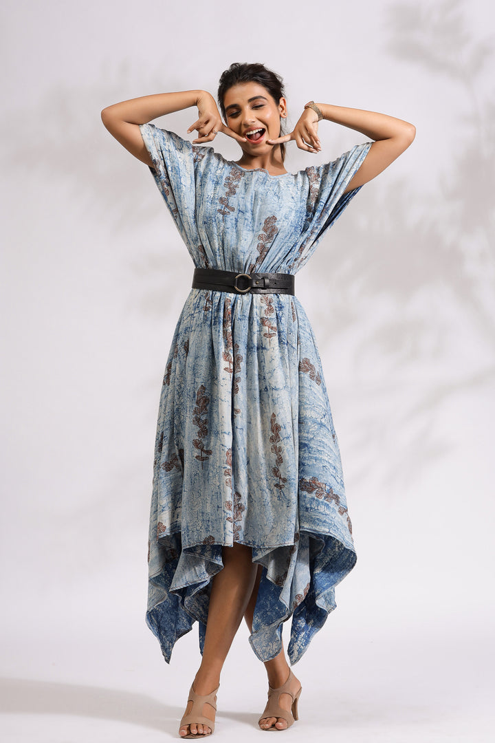 Westbury Kaftan - Indigo lemon Grass