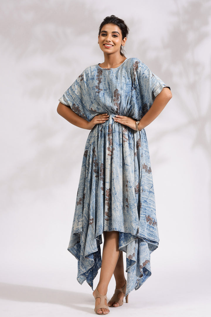 Westbury Kaftan - Indigo lemon Grass