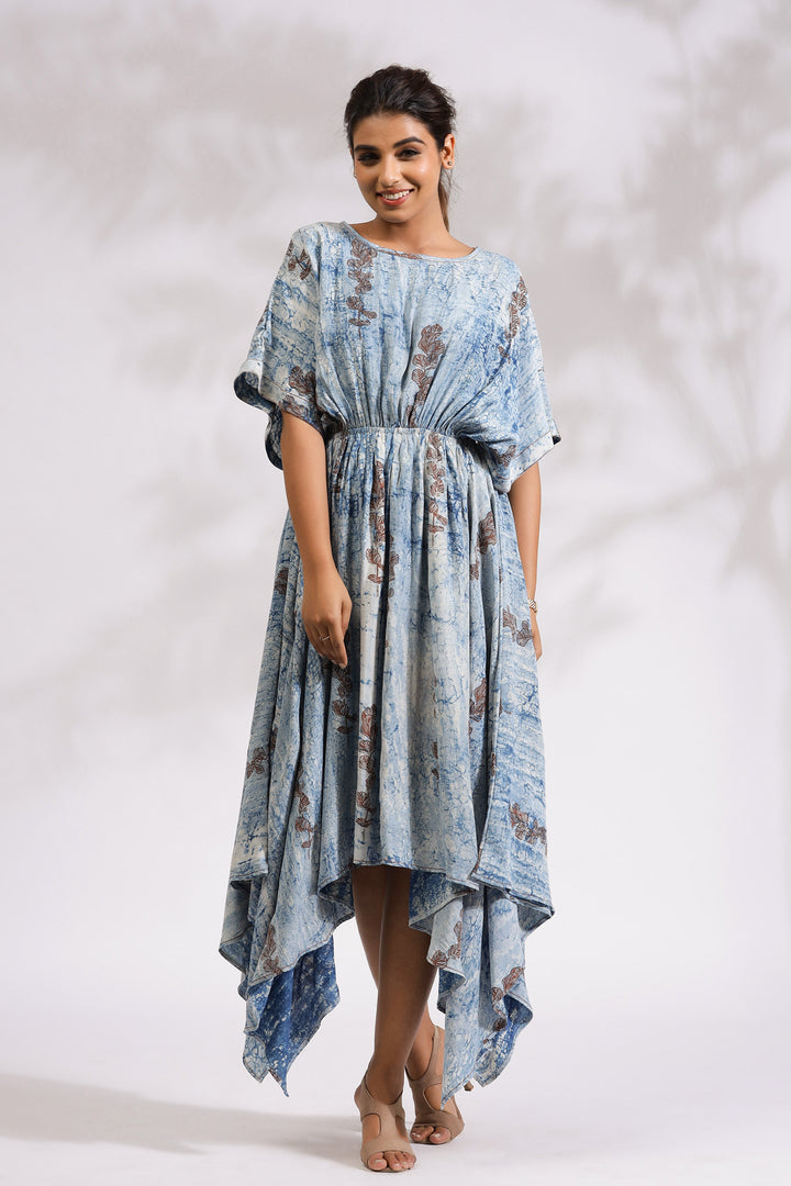 Westbury Kaftan - Indigo lemon Grass