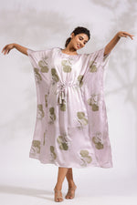 Load image into Gallery viewer, Mulberry Kaftan-Purple Rose - October Jaipur
