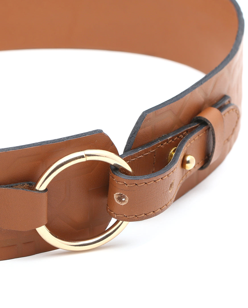 Route-Tan Leather Belt - October Jaipur