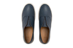 Load image into Gallery viewer, Sneakers-Blue Leather - October Jaipur
