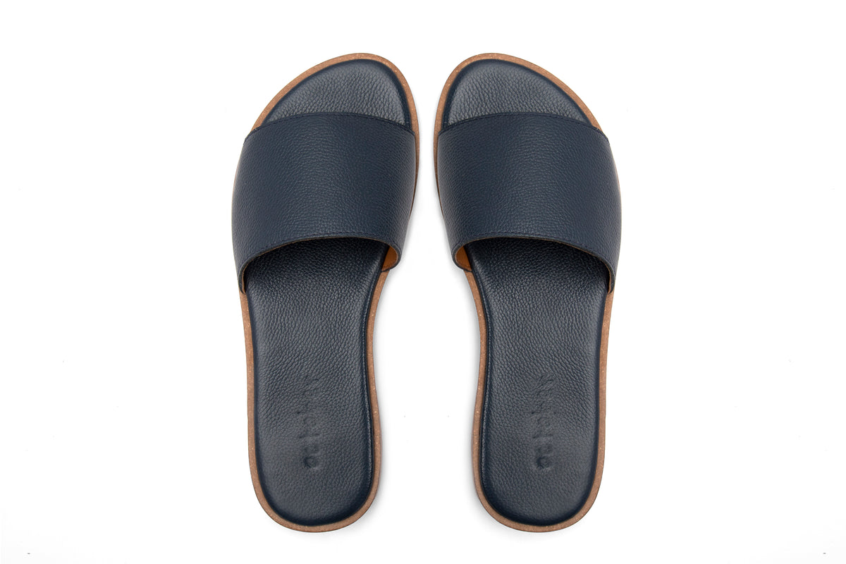 Single strap slides- BLUE - October Jaipur