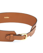 Load image into Gallery viewer, Route- Buckle Tan Belt - October Jaipur