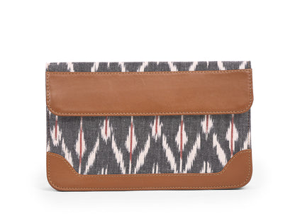 Pocket Book- Grey Ikat - October Jaipur