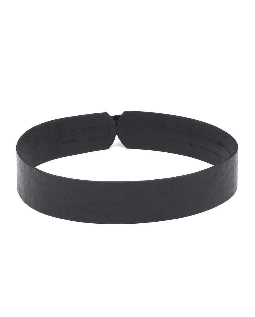 Route- Black Leather Belt - October Jaipur