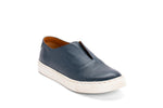 Load image into Gallery viewer, Sneakers-Blue Leather - October Jaipur