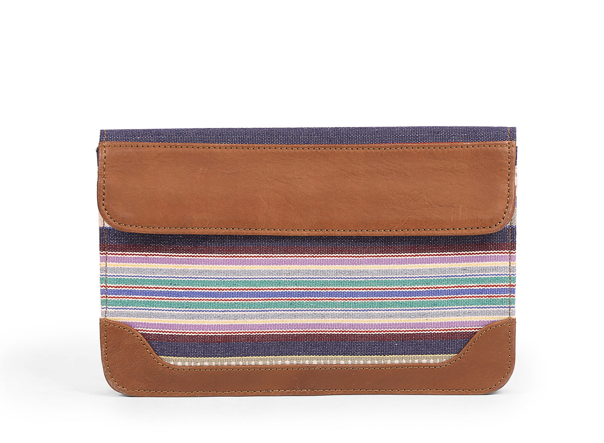 Pocket Book-  Blue White Stripe - October Jaipur