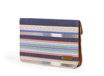 Load image into Gallery viewer, Pocket Book-  Blue White Stripe - October Jaipur
