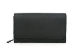 Load image into Gallery viewer, Bi Fold Leather Wallet - Black - October Jaipur