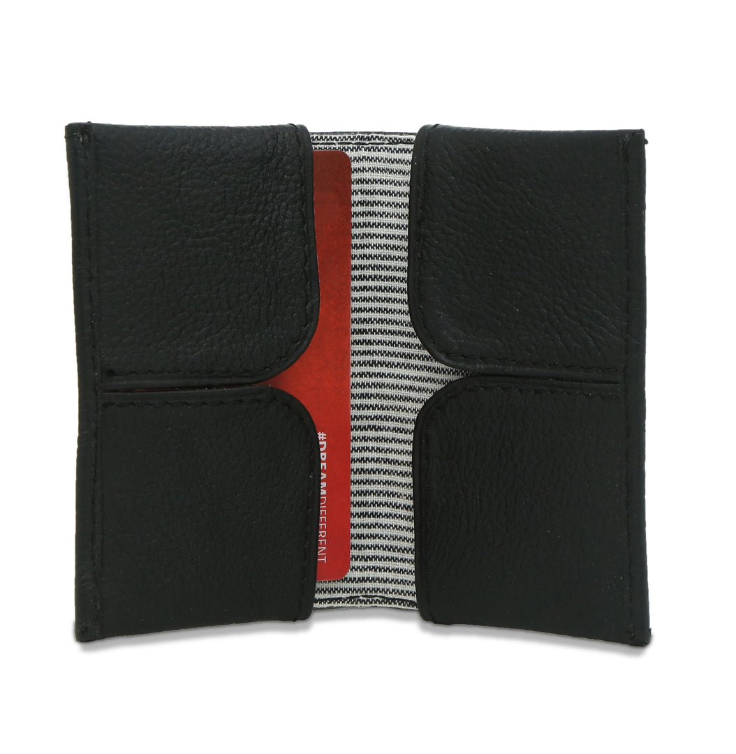 Meteor- Card Wallet Black - October Jaipur