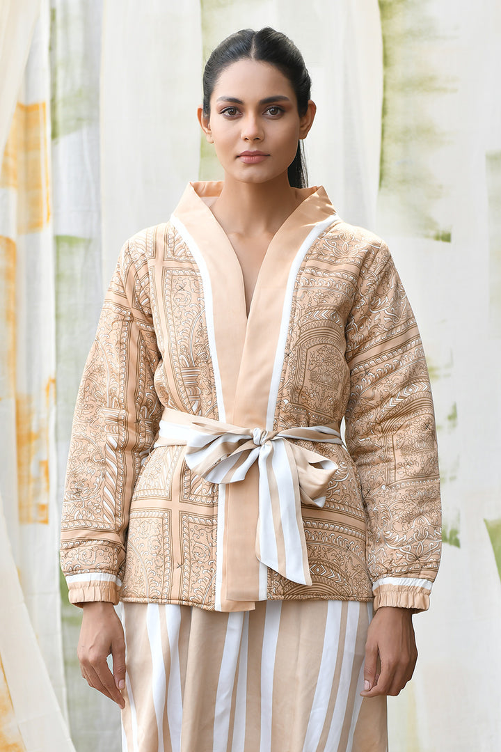 Isabel Tie-up Jacket -Durbar