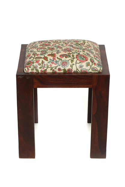 Westend Garden - Leather Side Stool - October Jaipur