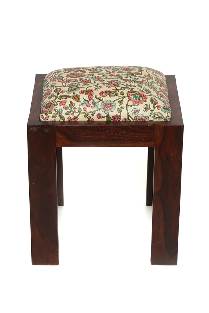 Westend Garden - Leather Side Stool - October Jaipur