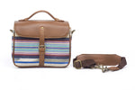 Load image into Gallery viewer, Camera Bag- Stripe Durrie - October Jaipur