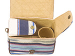 Load image into Gallery viewer, Camera Bag- Stripe Durrie - October Jaipur
