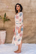 Load image into Gallery viewer, RESORT SHIRT DRESS-VANILLA
