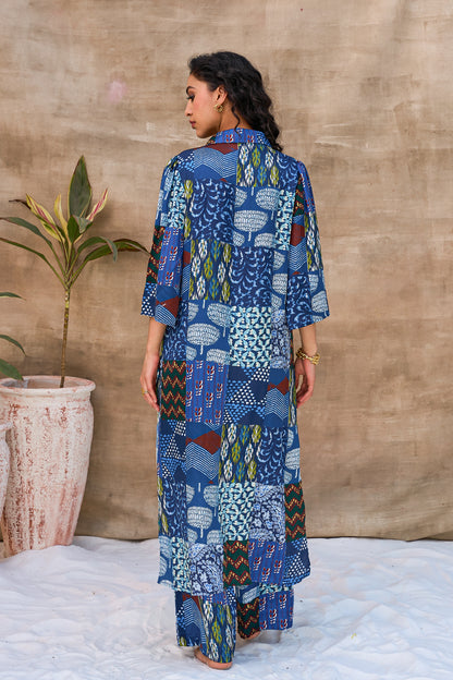 MAYA INDIE KURTA SET-PATCHWORK
