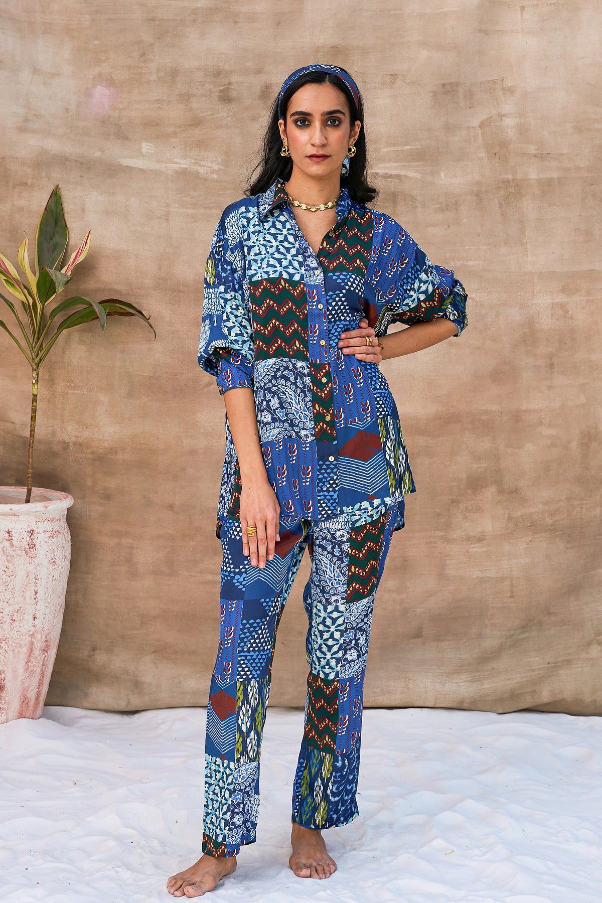 JAIPUR SHIRT SET-PATCHWORK
