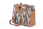 Load image into Gallery viewer, Shoulder Sling- Grey Ikat - October Jaipur
