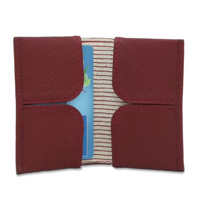 Meteor-Card Wallet Maroon - October Jaipur