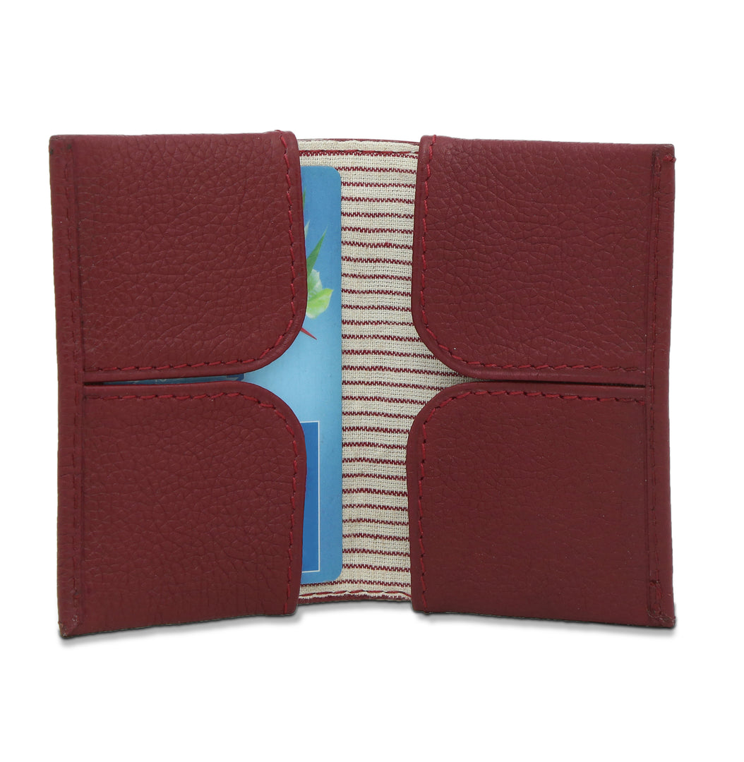 Meteor-Card Wallet Maroon - October Jaipur