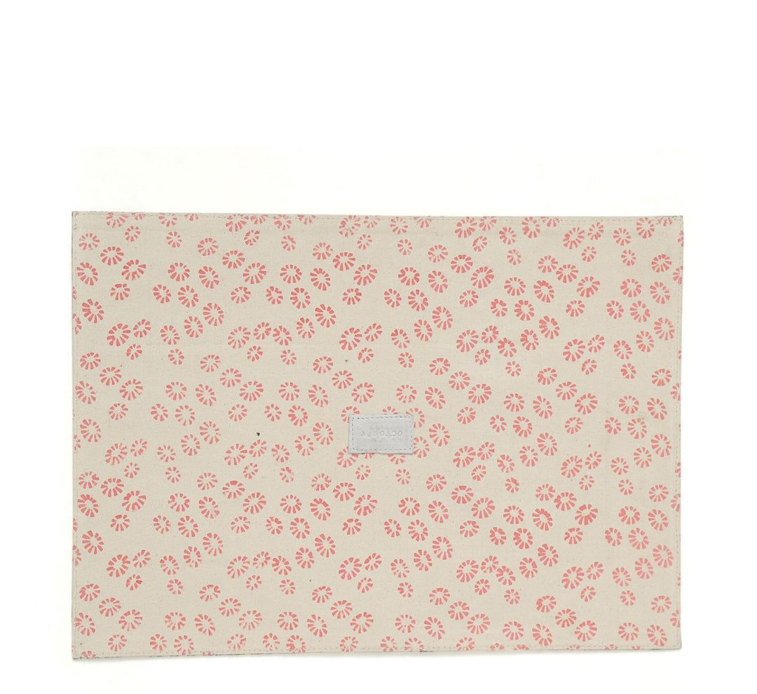 Mat - Block Print Floral - October Jaipur