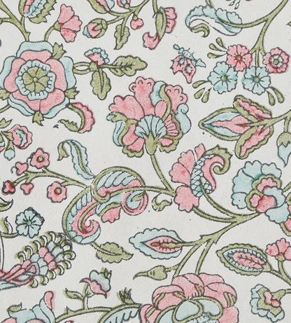 Mat - Block Print Floral - October Jaipur