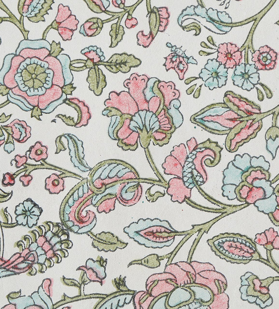 Mat - Block Print Floral - October Jaipur