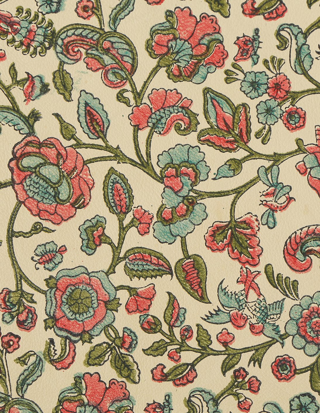 Mat - Block Print Floral - October Jaipur