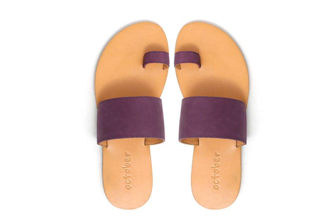 Vanshika Slippers- Purple - October Jaipur