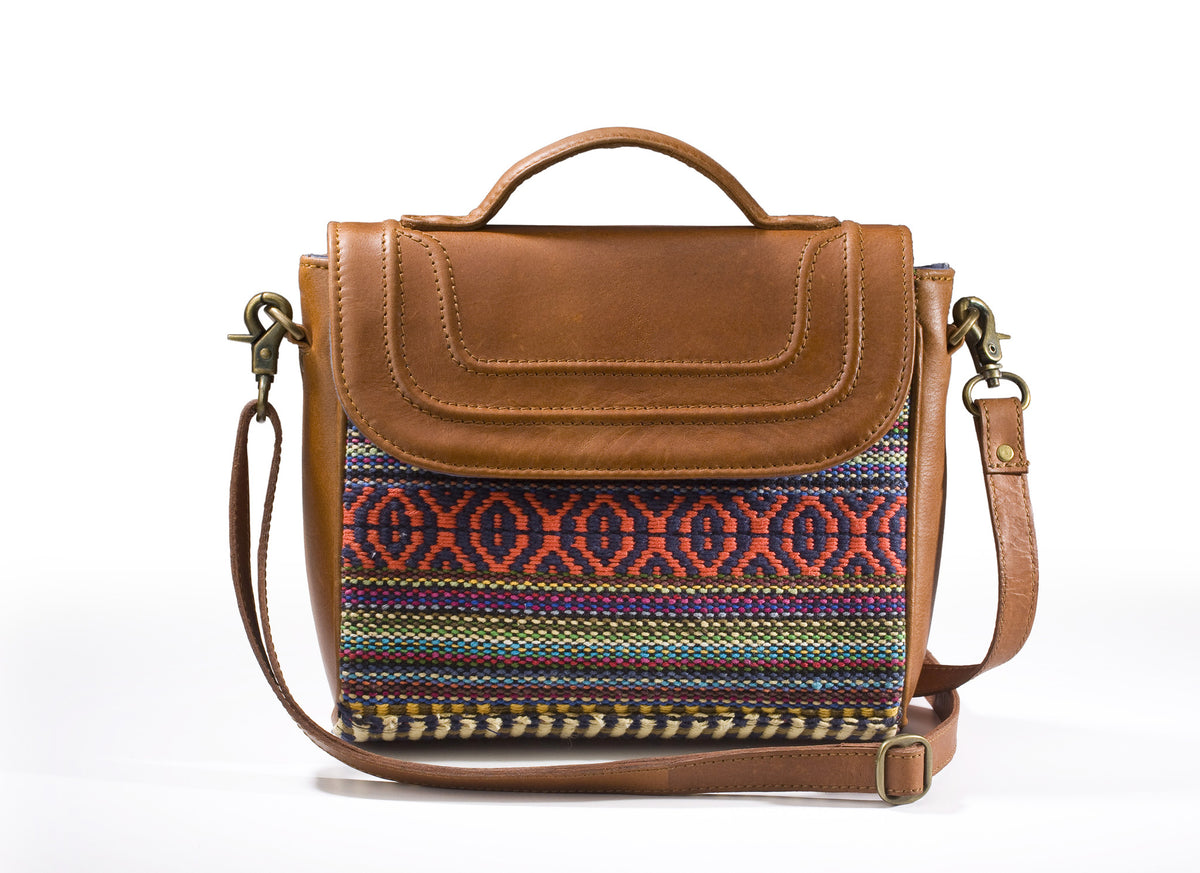 Sling Bag- Red Durrie - October Jaipur