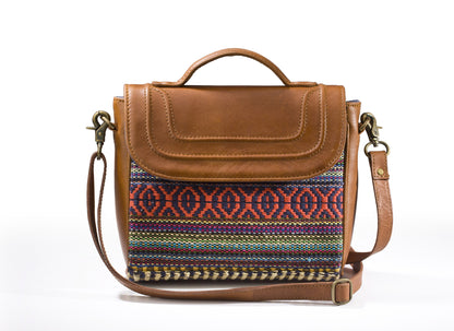 Sling Bag- Red Durrie - October Jaipur