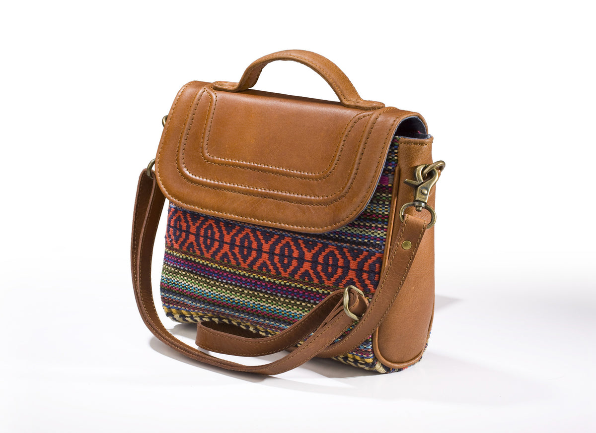 Sling Bag- Red Durrie - October Jaipur
