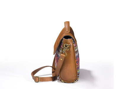Sling Bag- Red Durrie - October Jaipur